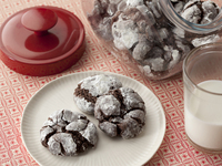 Super Easy Chocolate Gooey Butter Cookies