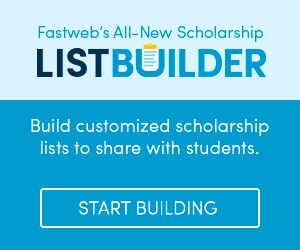 Fastweb Scholarship List Builder