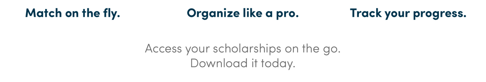 Introducing Our New College Scholarship App