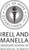 Irell & Manella Graduate School of Biological Sciences at City of Hope logo