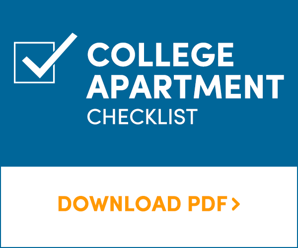 The Ultimate First College Apartment Checklist: 2023 Must Have List