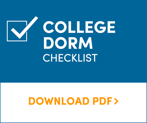 College Dorm Checklist: Download PDF