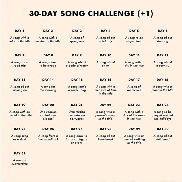 Instagram Music Challenge