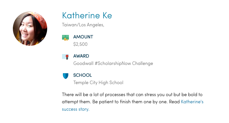 katherine-k-goodwall-scholarship-winner