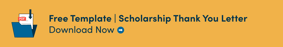 Scholarship Thank You Letter Download Template